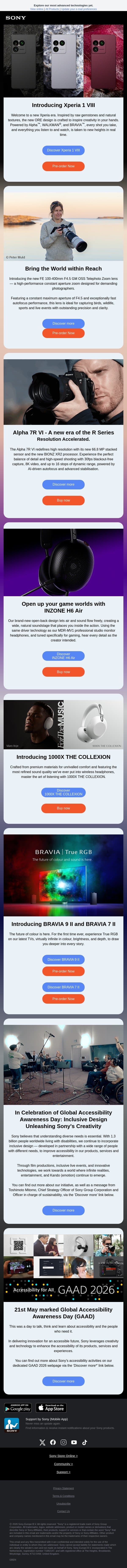 Things just escalated 👀 email from Sony UK screenshot