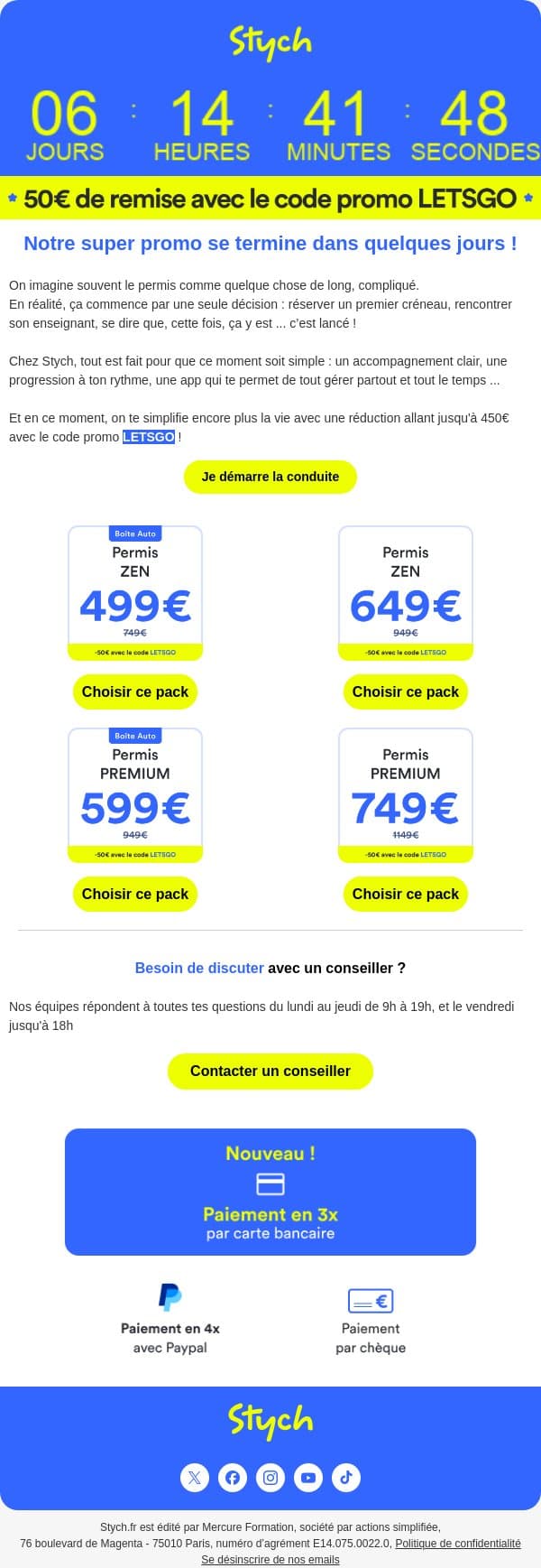Le moment où tout commence ✨ email from Stych screenshot