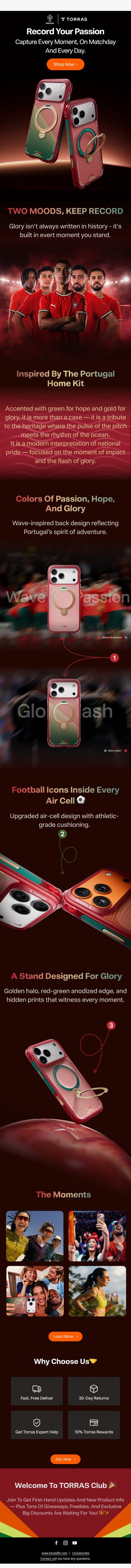 TORRAS x FPF ⚽️ — Now Available! email from Torras screenshot