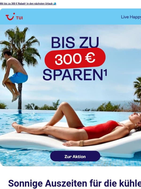 Sonnige Aussichten für den Winter ☀️ email from TUI