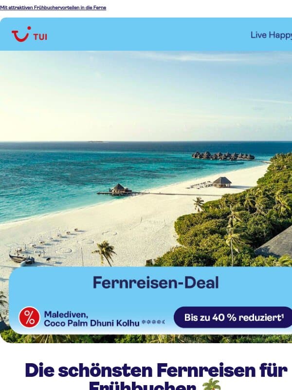 ☀️ Dort ist Sommer, wenn hier Winter wird email from TUI