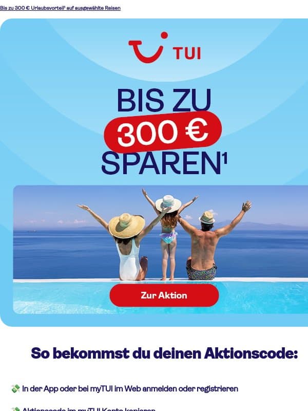 Welche Auszeit passt gerade zu dir? email from TUI