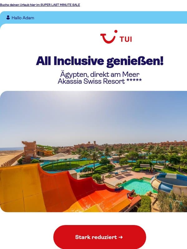 Bevor der Sommer vorbei ist 🙈 email from TUI