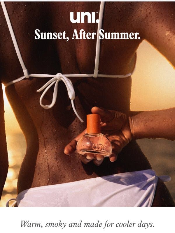 A Warmer Side of Sunset. email from Uni