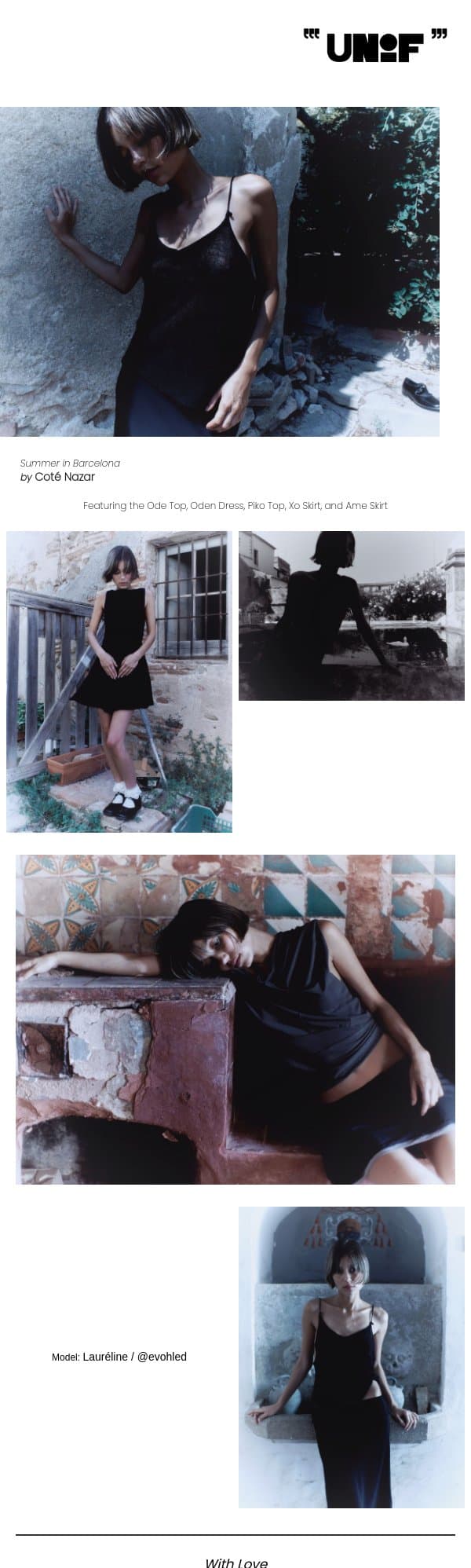 A Summer in Madrid email from UNIF screenshot