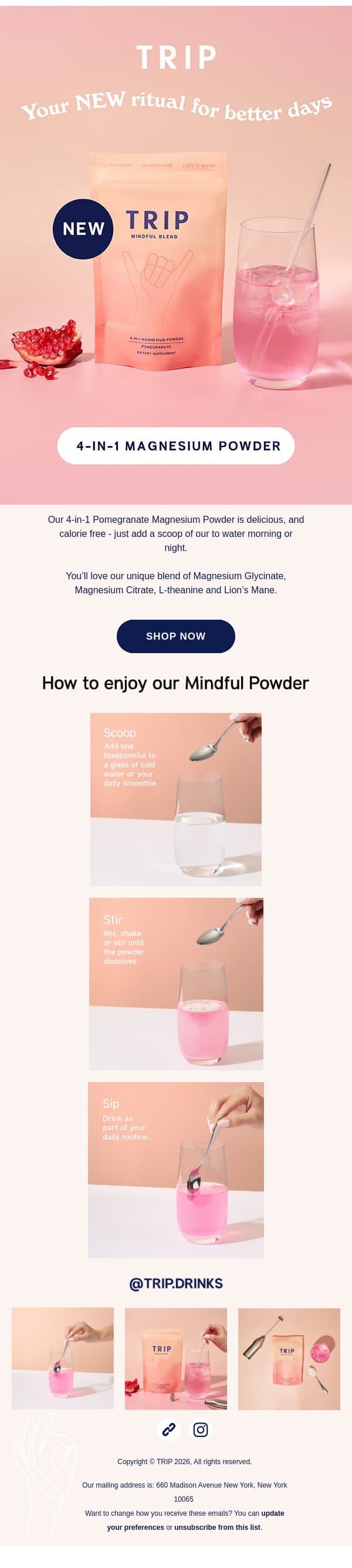 Discover Pomegranate Magnesium Powder email from Us screenshot