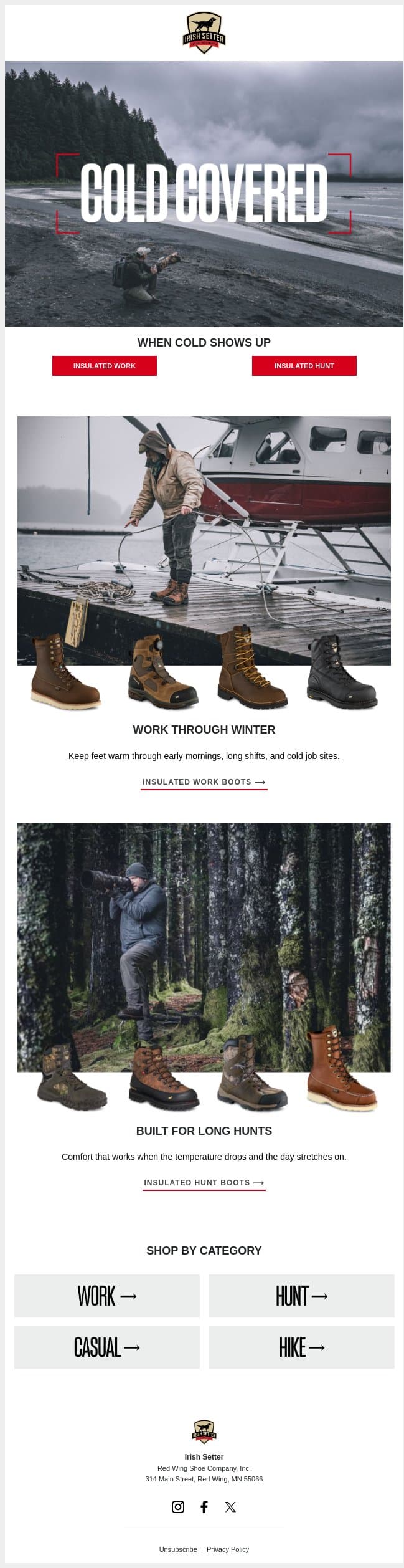 No Shortcuts on Warmth ❄️ email from Vasque screenshot