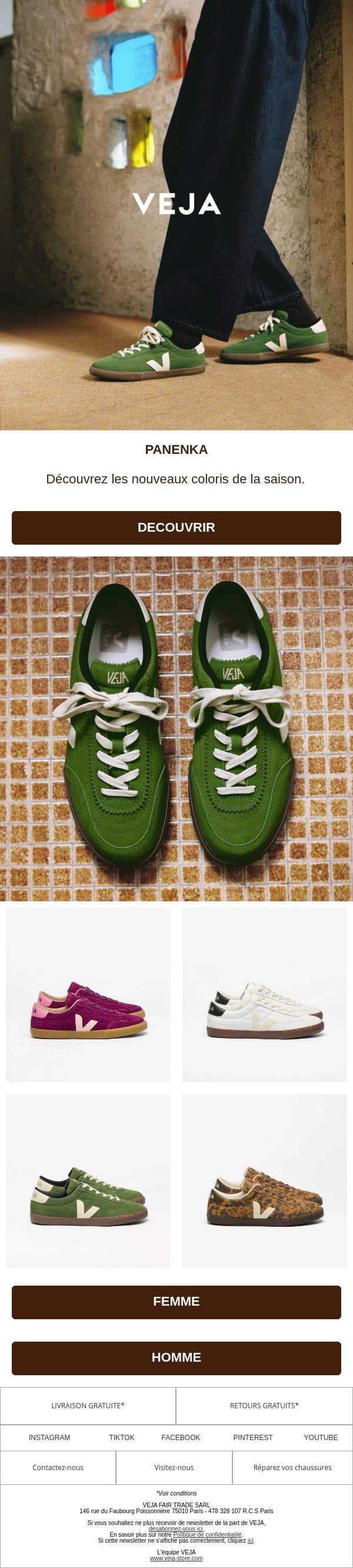 Panenka email from Veja screenshot