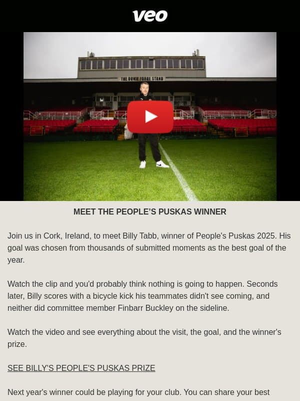 Veo's CEO on how AI will change grassroots coaching email from Veo