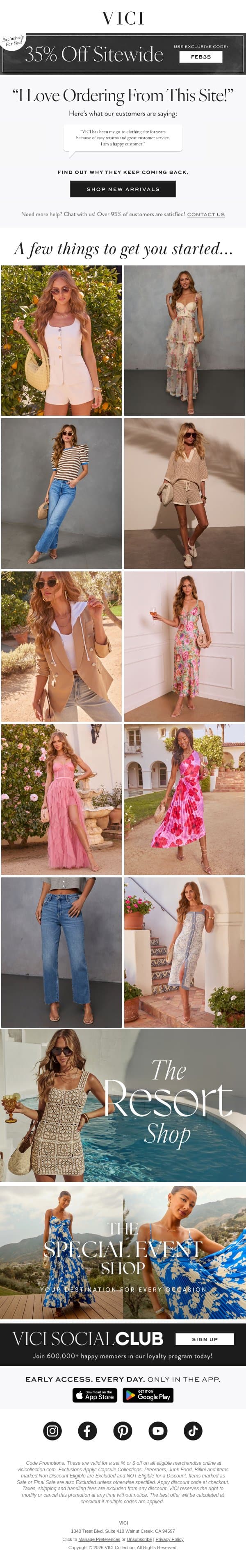 11,000+ Reviews Don’t Lie + Exclusive 35% Off Sitewide email from Vici screenshot
