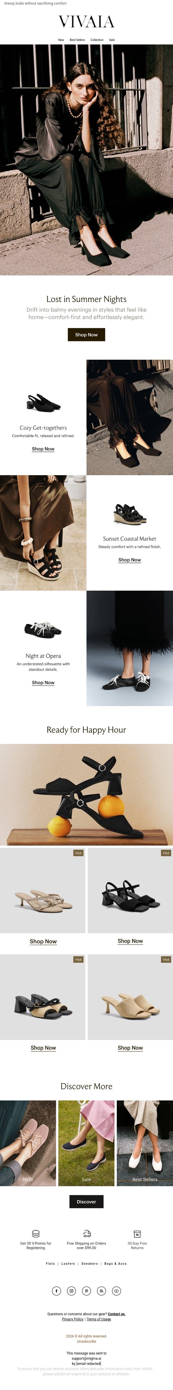 👠 Wear This After Sunset 🍷 email from VIVAIA screenshot