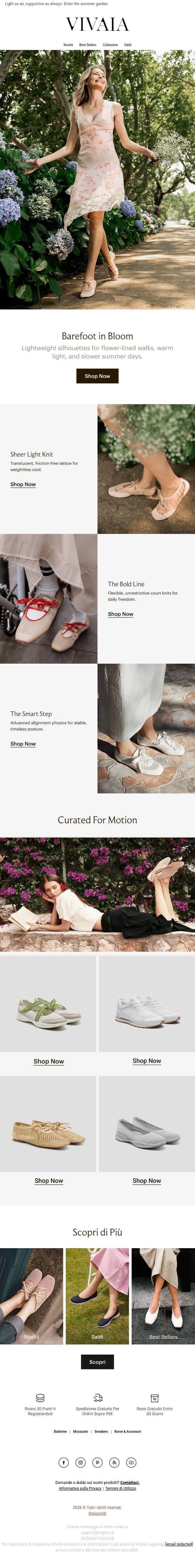 Sneakers: The Light, Stable Step 🌸 email from VIVAIA screenshot