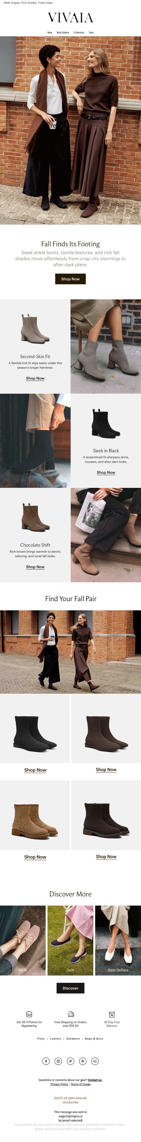 NEW: Ankle Boots Take the Lead🍂 email from VIVAIA screenshot
