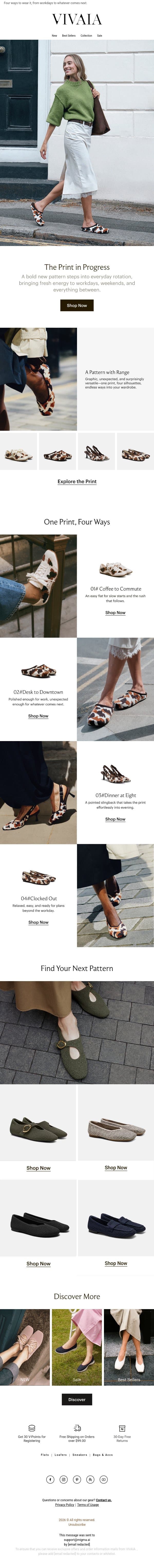 This Print Has Plans 👜 email from VIVAIA screenshot