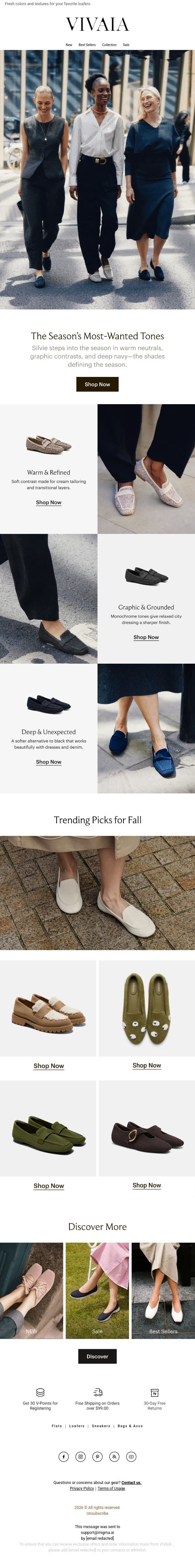 NEW: Silvie Got a Fresh Look 👞✨ email from VIVAIA screenshot