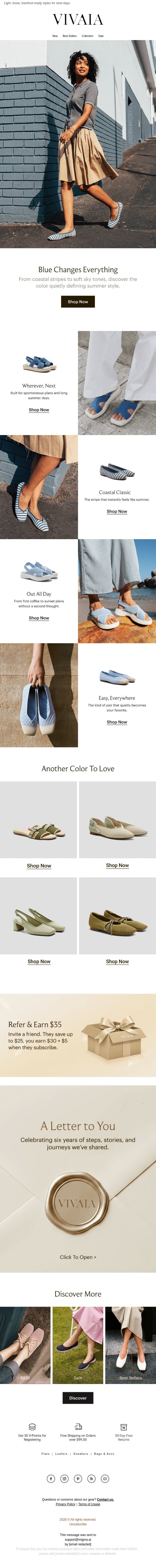 Not White. Not Beige. This. email from VIVAIA screenshot