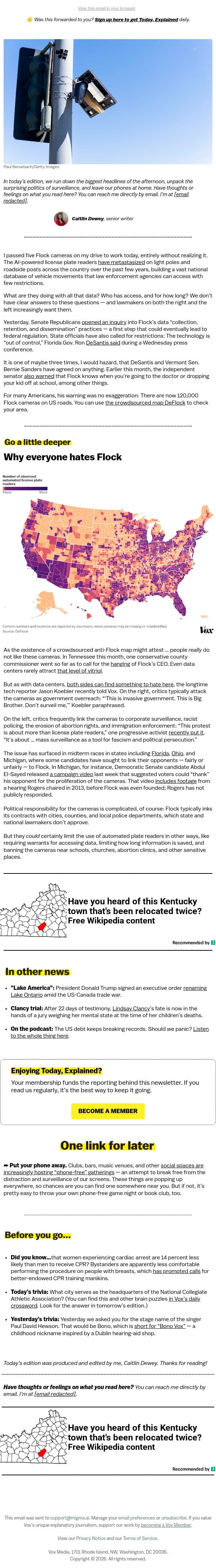 The weird coalition taking on Flock email from Vox screenshot