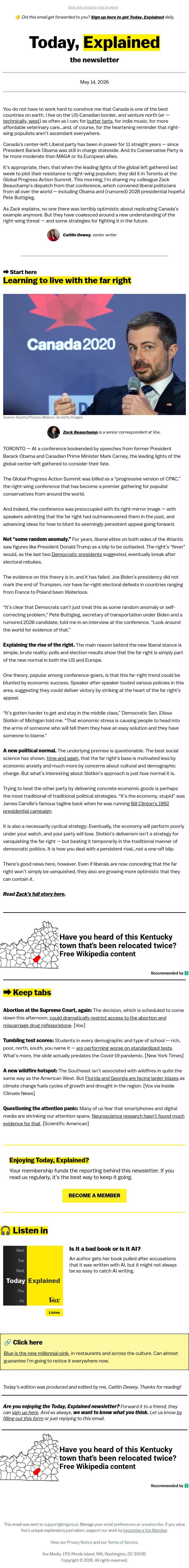 A new plan for beating the far-right threat email from Vox screenshot