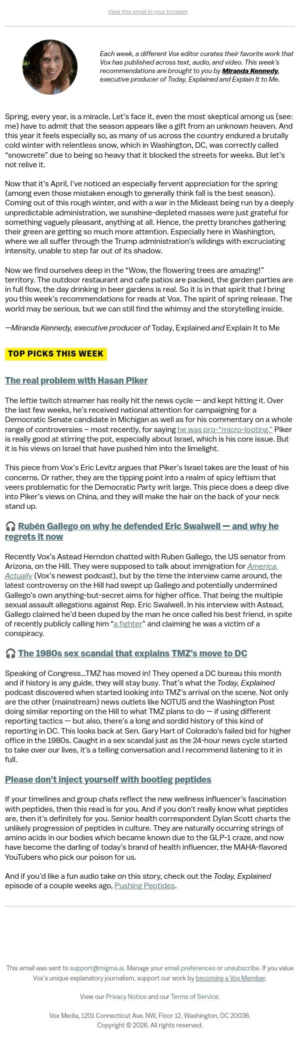 The sex scandal that explains TMZ’s move to DC email from Vox screenshot