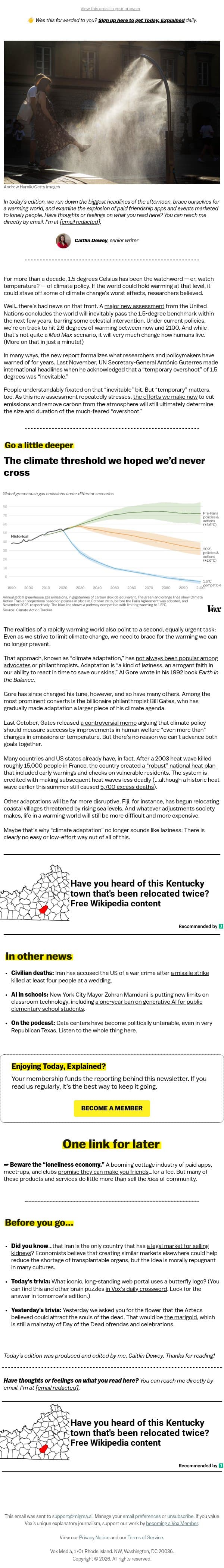 The world is whiffing on its biggest climate goal email from Vox screenshot