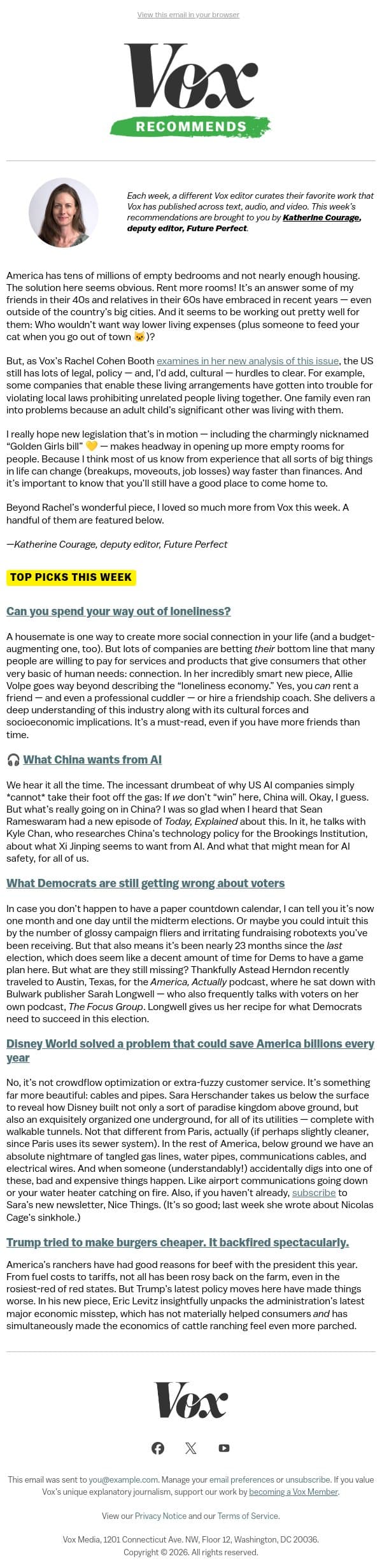 America’s empty bedrooms are up for grabs email from Vox screenshot