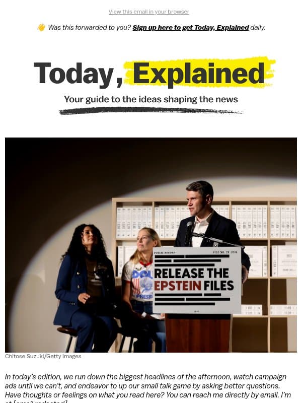 Republicans have an Epstein problem email from Vox