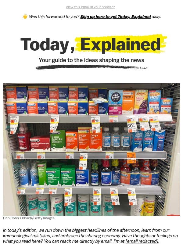 Your flu shot can’t wait email from Vox