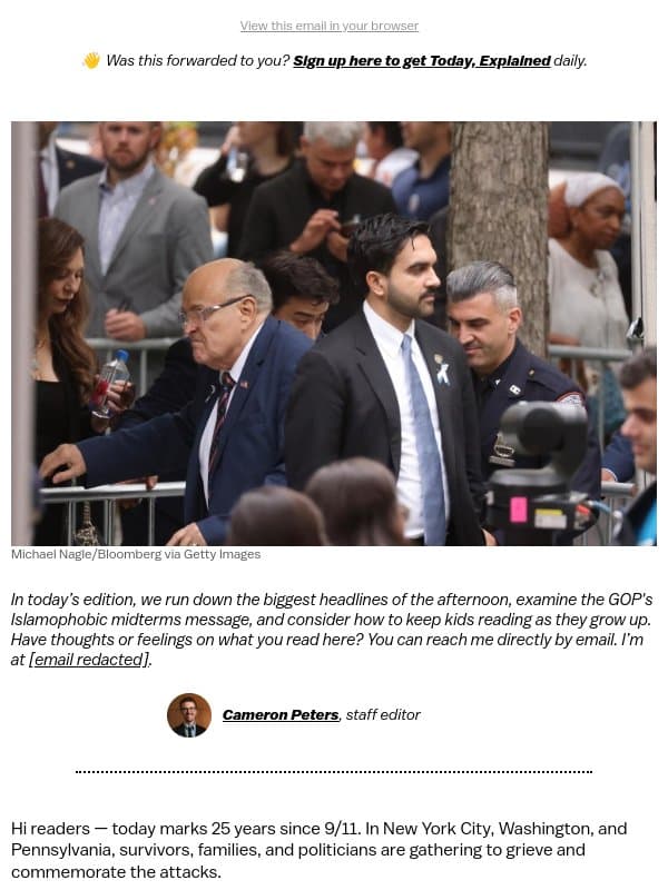 25 years after 9/11, the GOP has never been more anti-Muslim email from Vox
