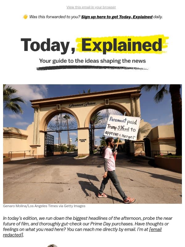 The merger that could make movies more boring email from Vox