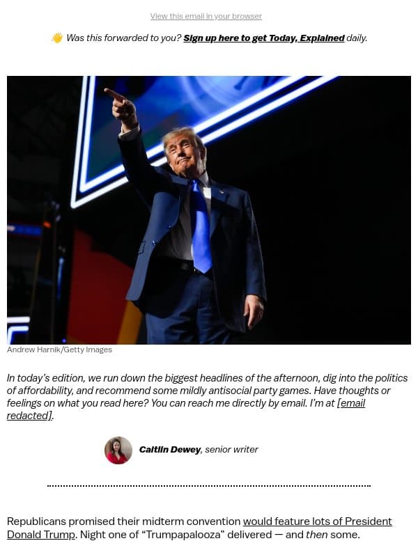 The problem Trump can't afford email from Vox