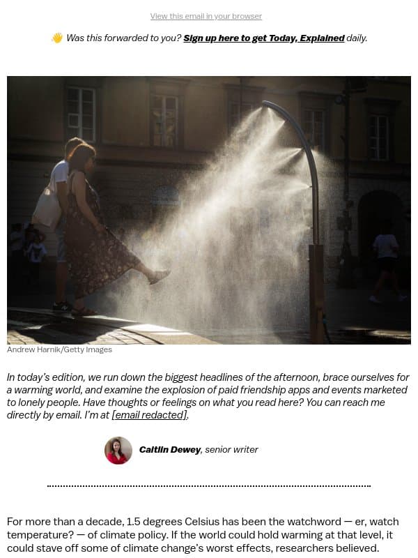 The world is whiffing on its biggest climate goal email from Vox
