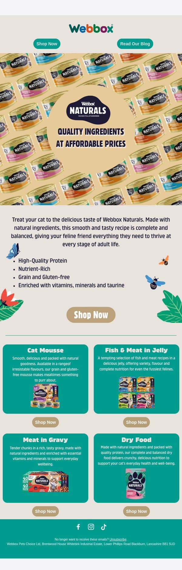 Discover Webbox Naturals🌿 email from Webbox screenshot