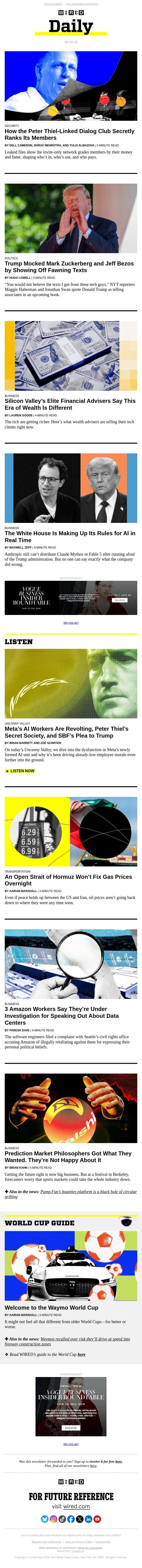 How the Peter Thiel-linked Dialog club secretly ranks its members email from Wired screenshot