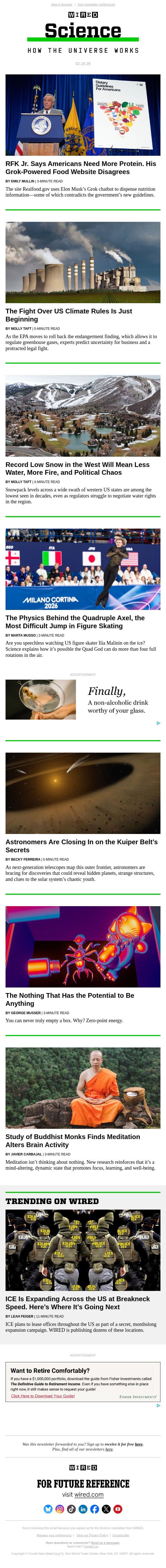The fight over climate rules is just beginning email from Wired screenshot