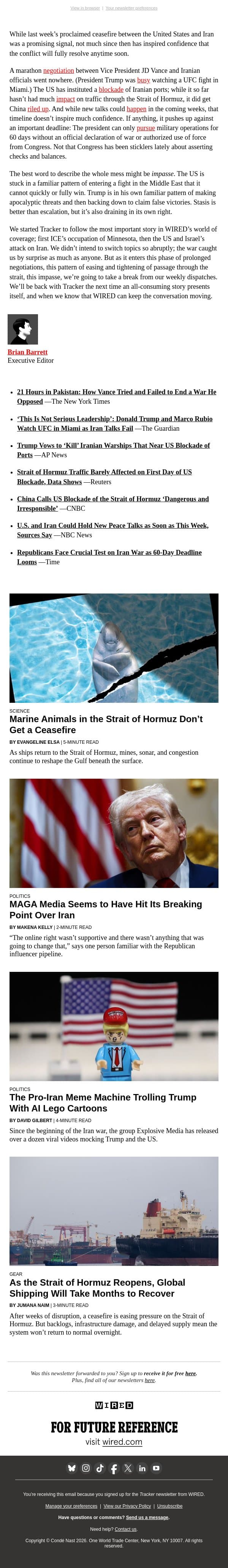 A marathon negotiation that went nowhere email from Wired screenshot