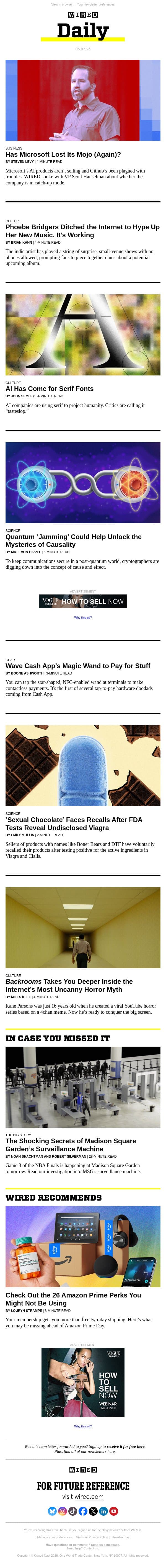 The cloud over Microsoft email from Wired screenshot