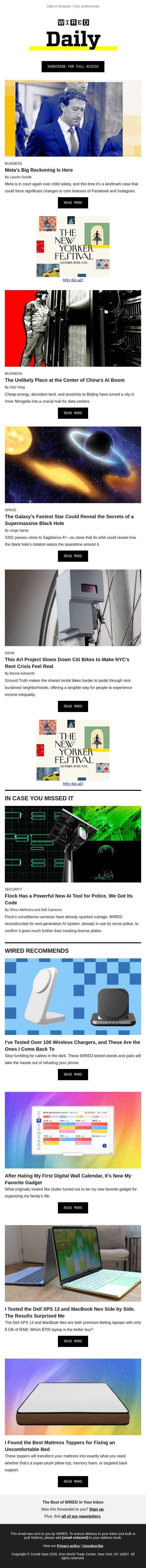 Meta’s big reckoning is here email from Wired screenshot