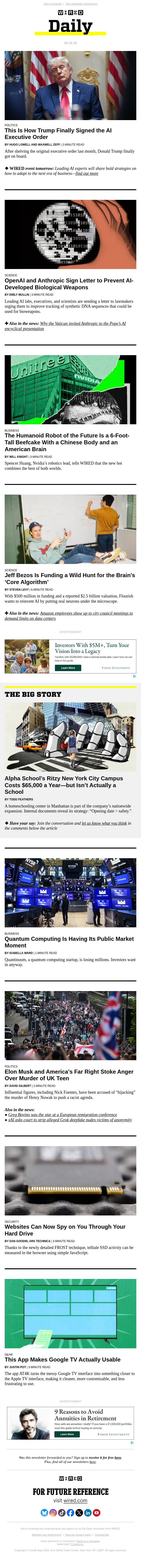 Bezos is funding a wild hunt for the brain’s ‘core algorithm’ email from Wired screenshot
