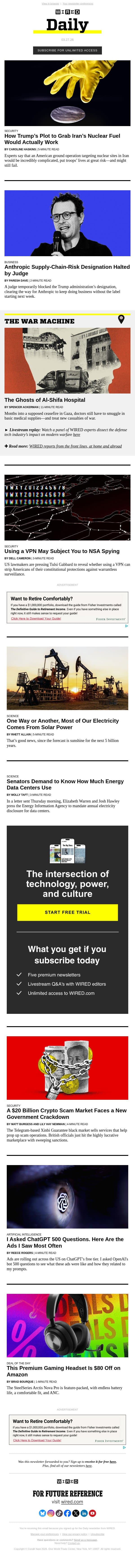 How Trump could grab Iran’s nuclear fuel email from Wired screenshot