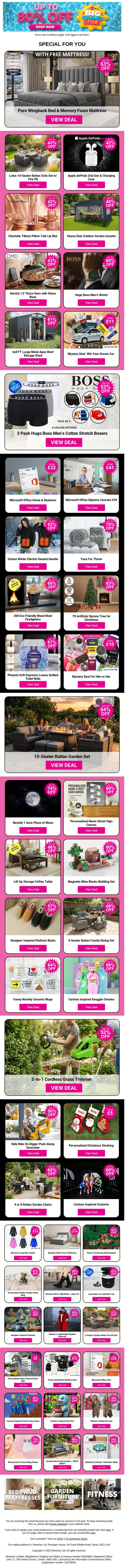 👀You Might Want to See This...Click To Shop email from Wowcher screenshot