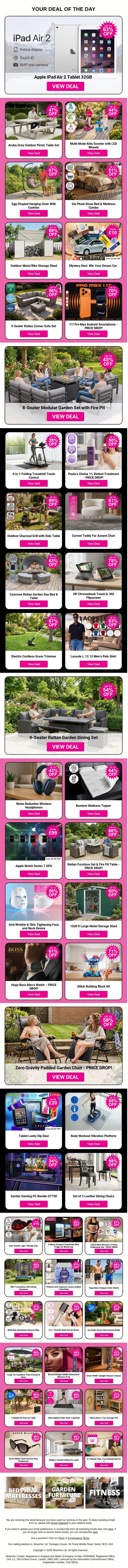 £25 Wowcher Credit Is Yours - Click Inside and Grab It Before Midnight! email from Wowcher screenshot