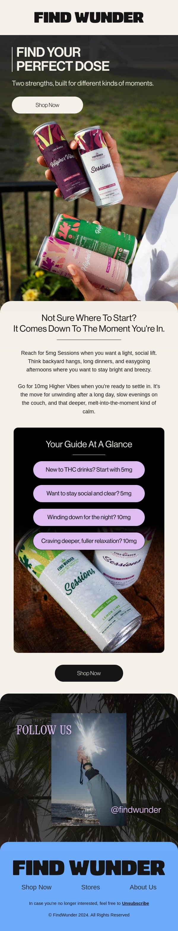 5mg or 10mg? Let's find your match email from Wunder screenshot