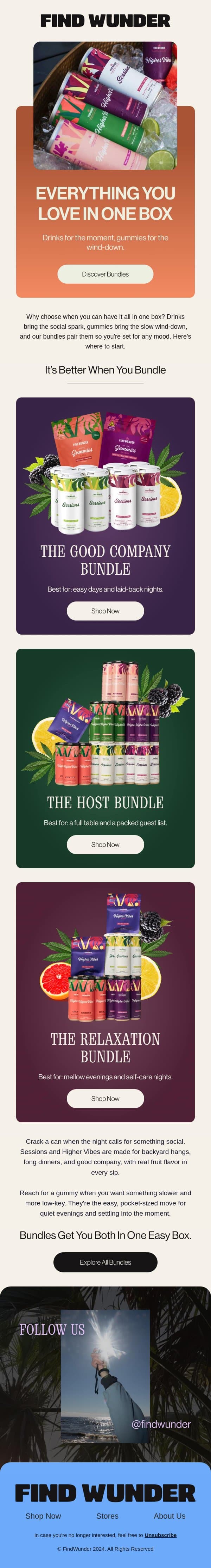 Why pick one when you can have both? email from Wunder screenshot