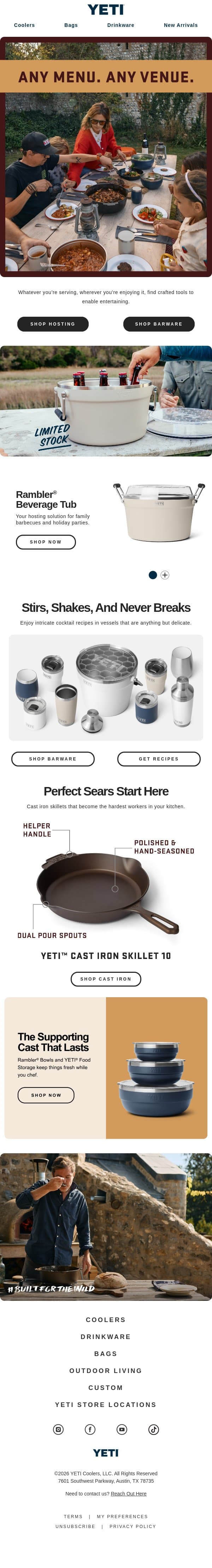 You’re Invited To Ace Summer Hosting email from Yeti screenshot