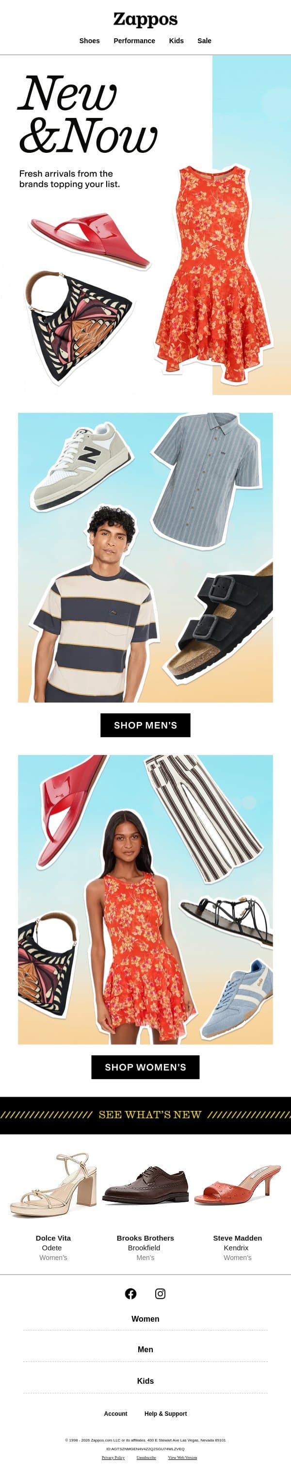 Talk about necessary email from Zappos screenshot