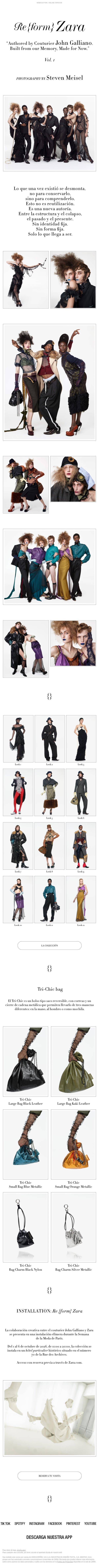 Re{form} Zara. Vol. 1 email from Zara screenshot