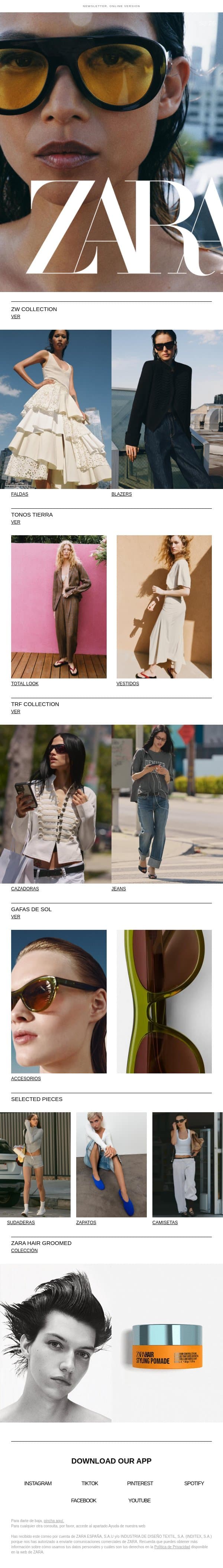 Woman | The New email from Zara screenshot