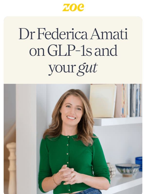 The GLP-1 question I get asked at every talk email from ZOE