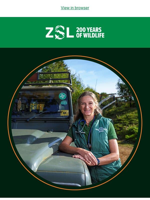 Join our next Wild Talk – Breaking Barriers: Women in Wildlife email from ZSL