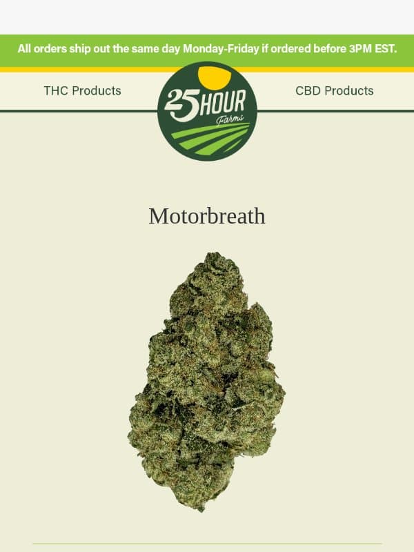 Motorbreath 🏎️ Absolute GAS ! email from 25 Hour Farms